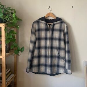 PENDLETON // Plaid Zip Up Wool Hoodie *NWOT*
